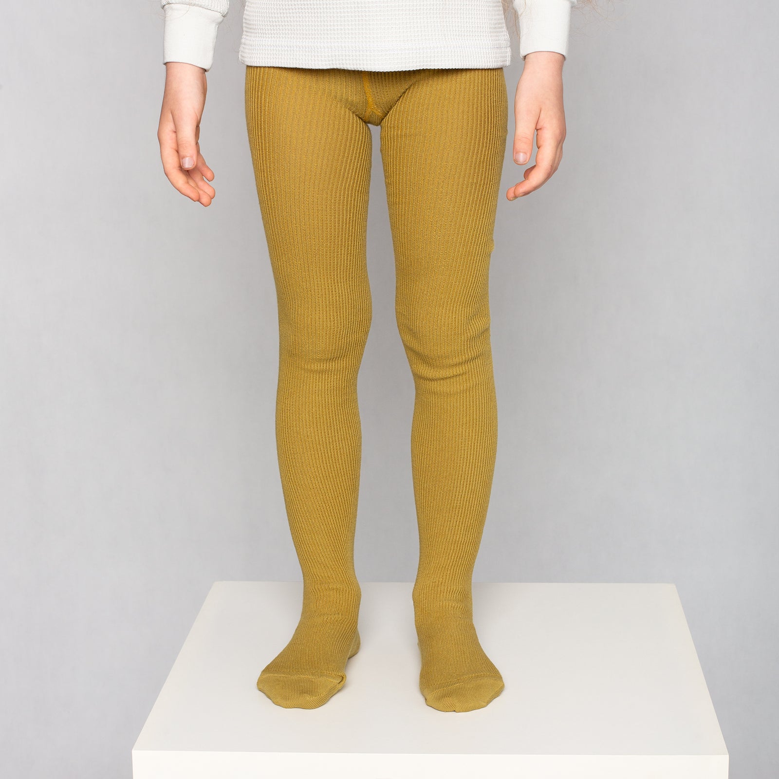 Collants sans bretelles - Ocre jaune