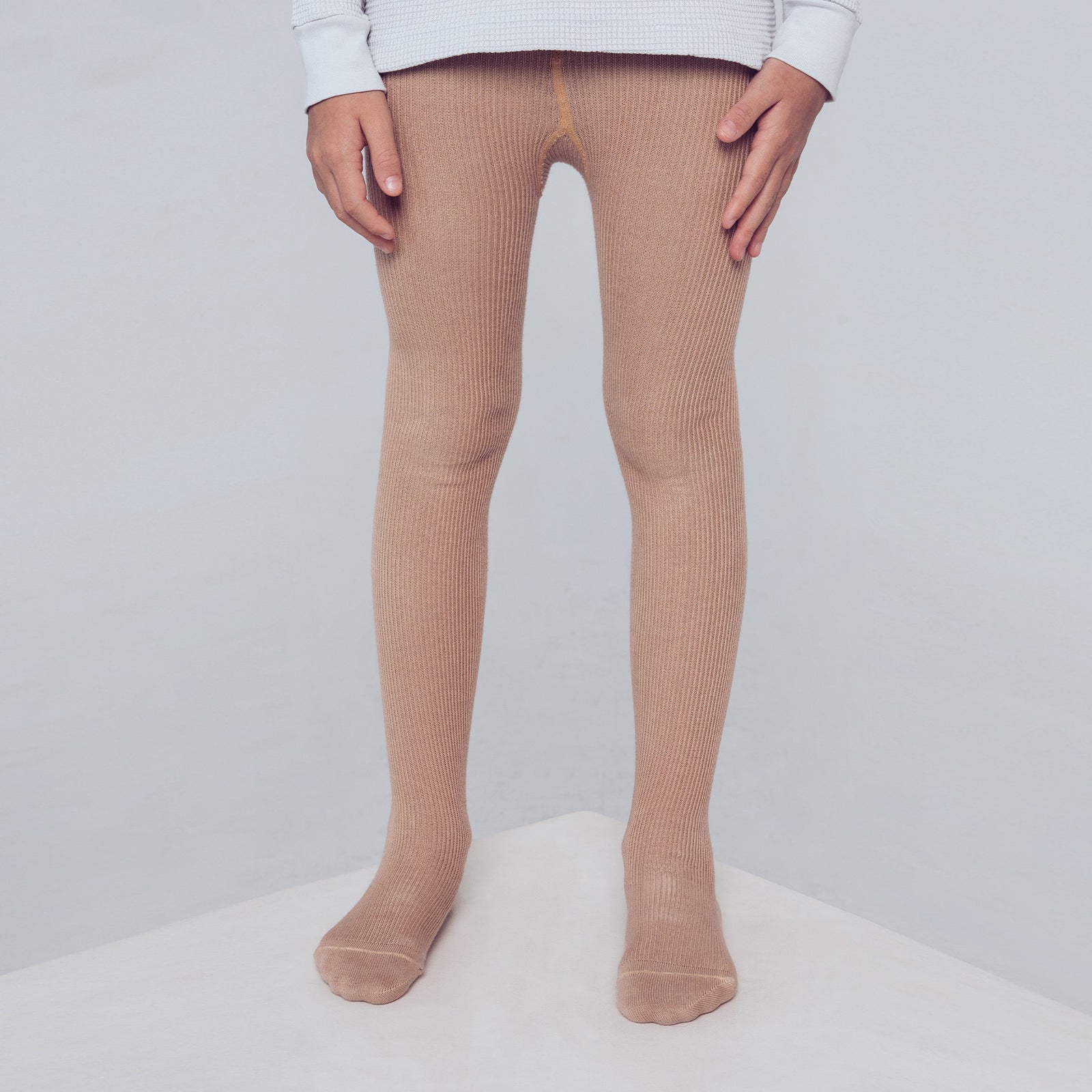 Collants sans bretelles - Beige Marron